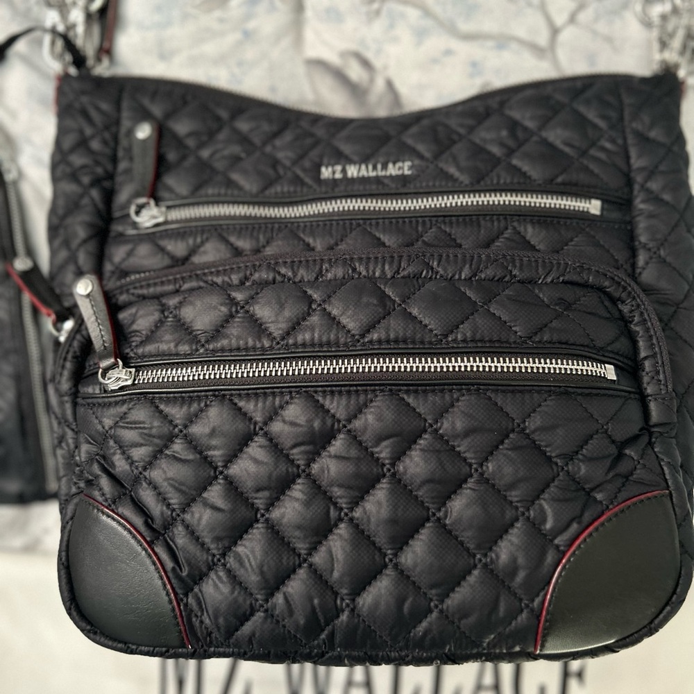 MZ Wallace Crosby Hobo Black